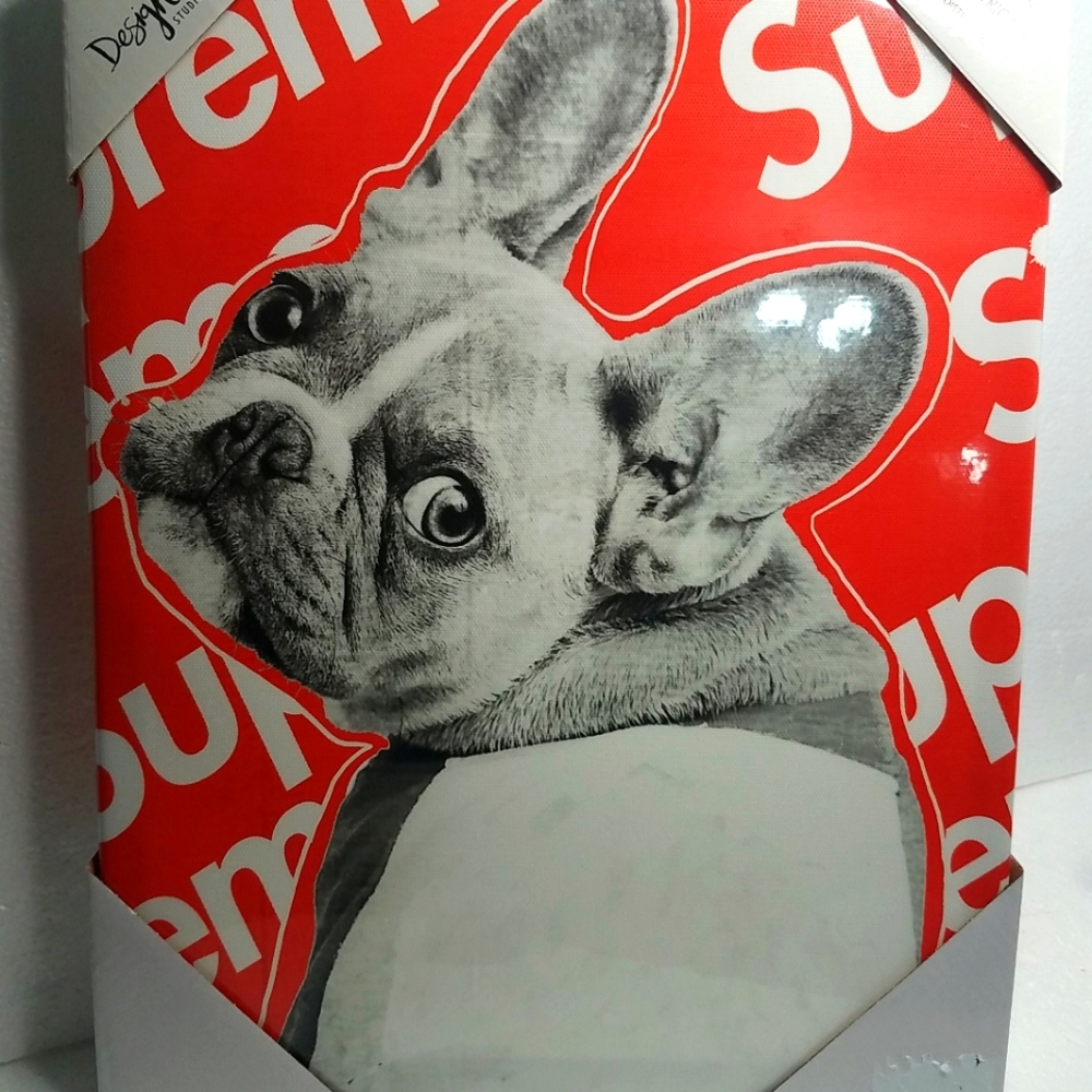 Supreme x Oliver wall pug design district